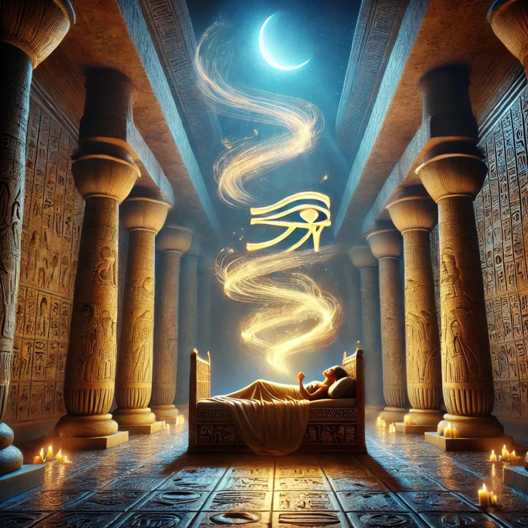 Dream incubation chamber in ancient Egypt